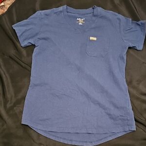 Ariat Women's Blue V-Neck Tee